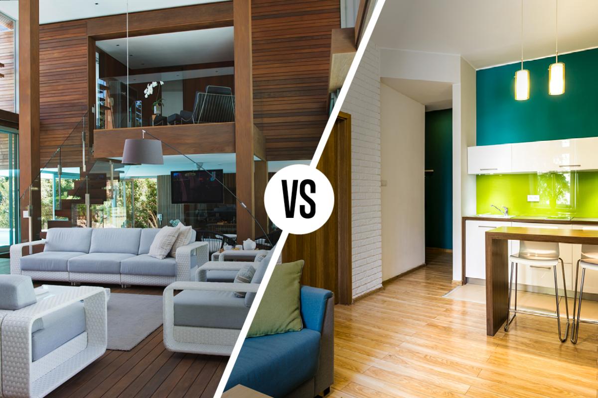 Buying vs. renting a home. 